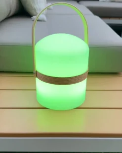 Lampada da tavolo LED per esterni ESTERO con telecomando Bianco