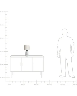 Lampada da tavolo LEMPA Ceramica Bianco/Blu