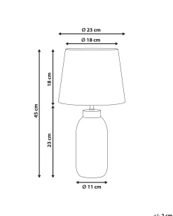 Lampada da tavolo LEMPA Ceramica Bianco/Blu