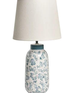 Lampada da tavolo LEMPA Ceramica Bianco/Blu