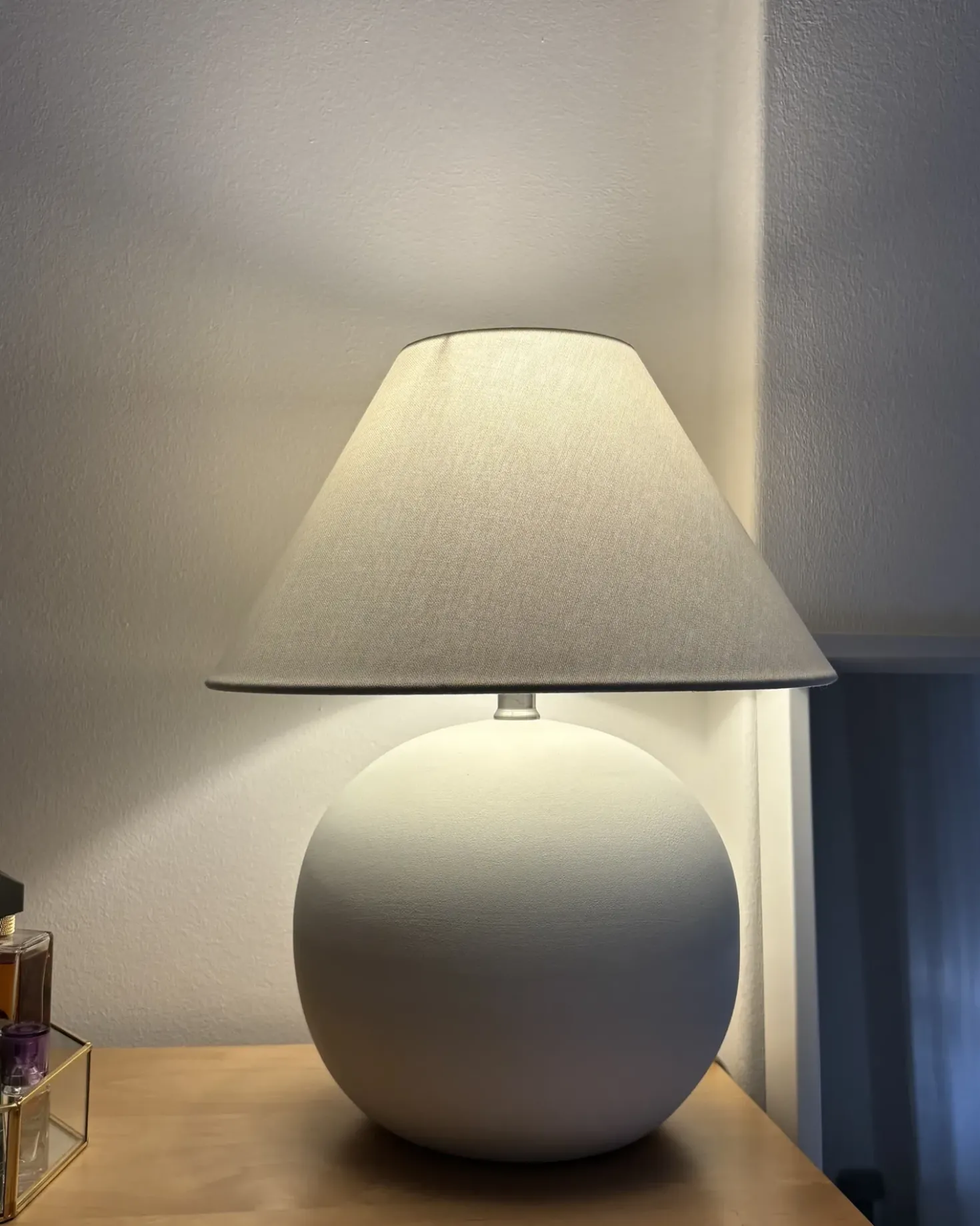 Lampada da tavolo LIMIA Ceramica Bianco sporco