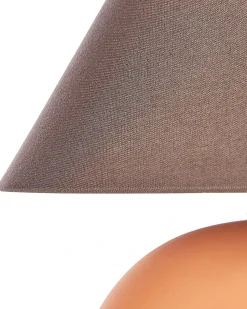 Lampada da tavolo LIMIA Ceramica Arancione