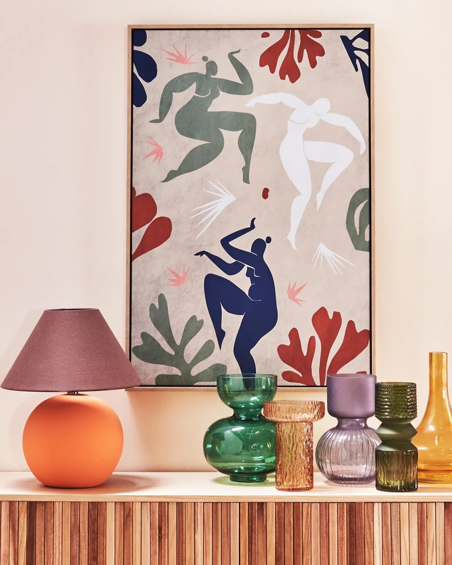 Lampada da tavolo LIMIA Ceramica Arancione