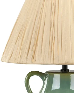 Lampada da tavolo LIMONES Ceramica Verde