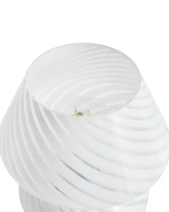 Lampada da tavolo LOBO Vetro Bianco