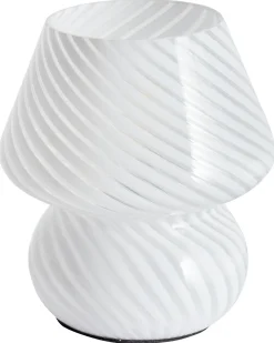 Lampada da tavolo LOBO Vetro Bianco