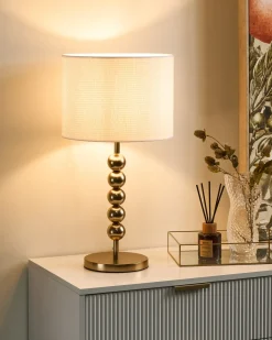 Lampada da tavolo LOKY Metallo Ottone