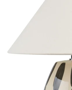 Lampada da tavolo LUCHETTI Ceramica Nero/Bianco