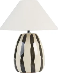 Lampada da tavolo LUCHETTI Ceramica Nero/Bianco