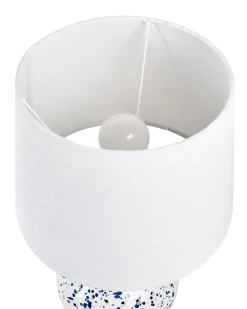 Lampada da tavolo MACAL Ceramica Bianco/Blu