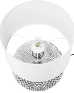 Lampada da tavolo MADON Vetro Argento