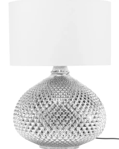 Lampada da tavolo MADON Vetro Argento