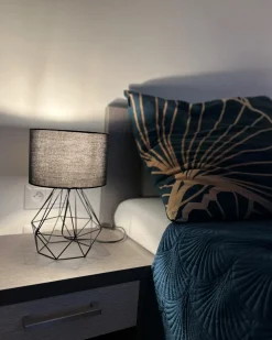 Lampada da tavolo MARONI Metallo Nero