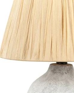 Lampada da tavolo MATILDE Ceramica Grigio