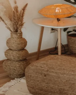 Lampada da tavolo MENTIRI Vimini Naturale