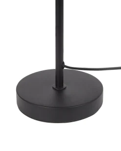 Lampada da tavolo MOMBA Corda di carta Nero