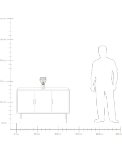 Lampada da tavolo MOONI Metallo Ottone