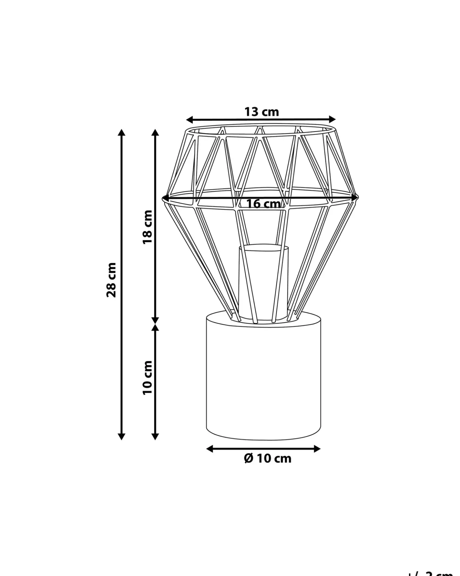 Lampada da tavolo MOONI Metallo Ottone