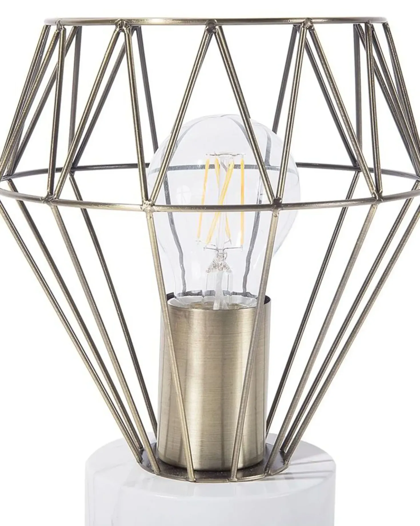 Lampada da tavolo MOONI Metallo Ottone