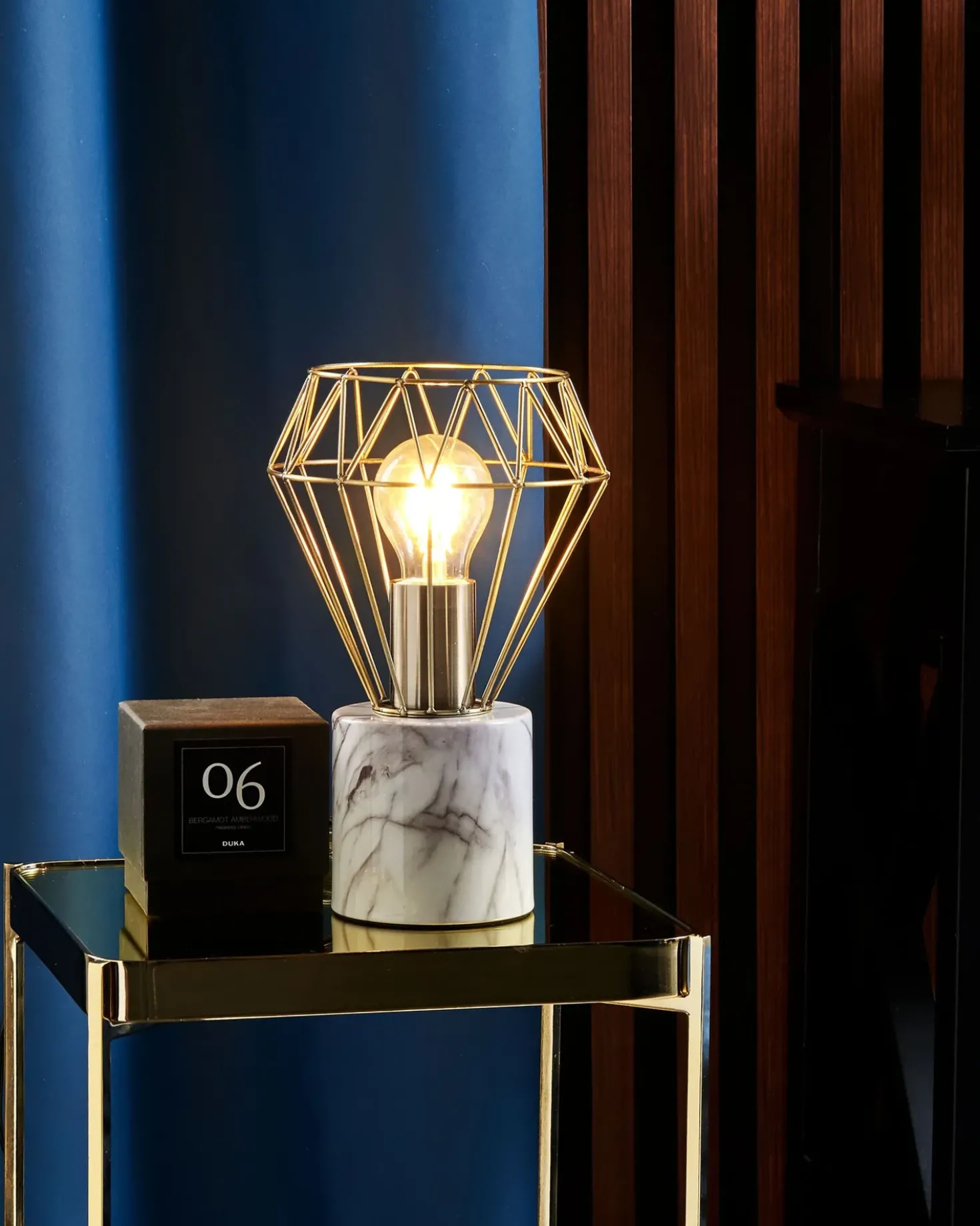 Lampada da tavolo MOONI Metallo Ottone