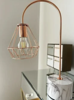 Lampada da tavolo MOONI Metallo Rame