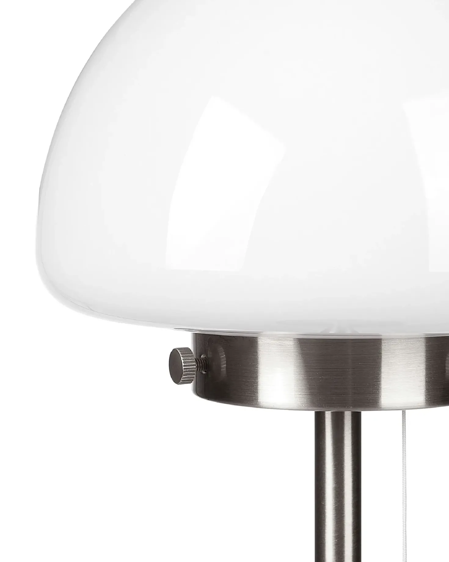 Lampada da tavolo MORUGA Metallo Argento