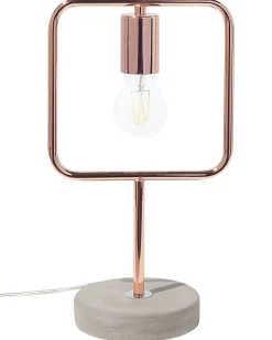 Lampada da tavolo MUNDO Metallo Rame