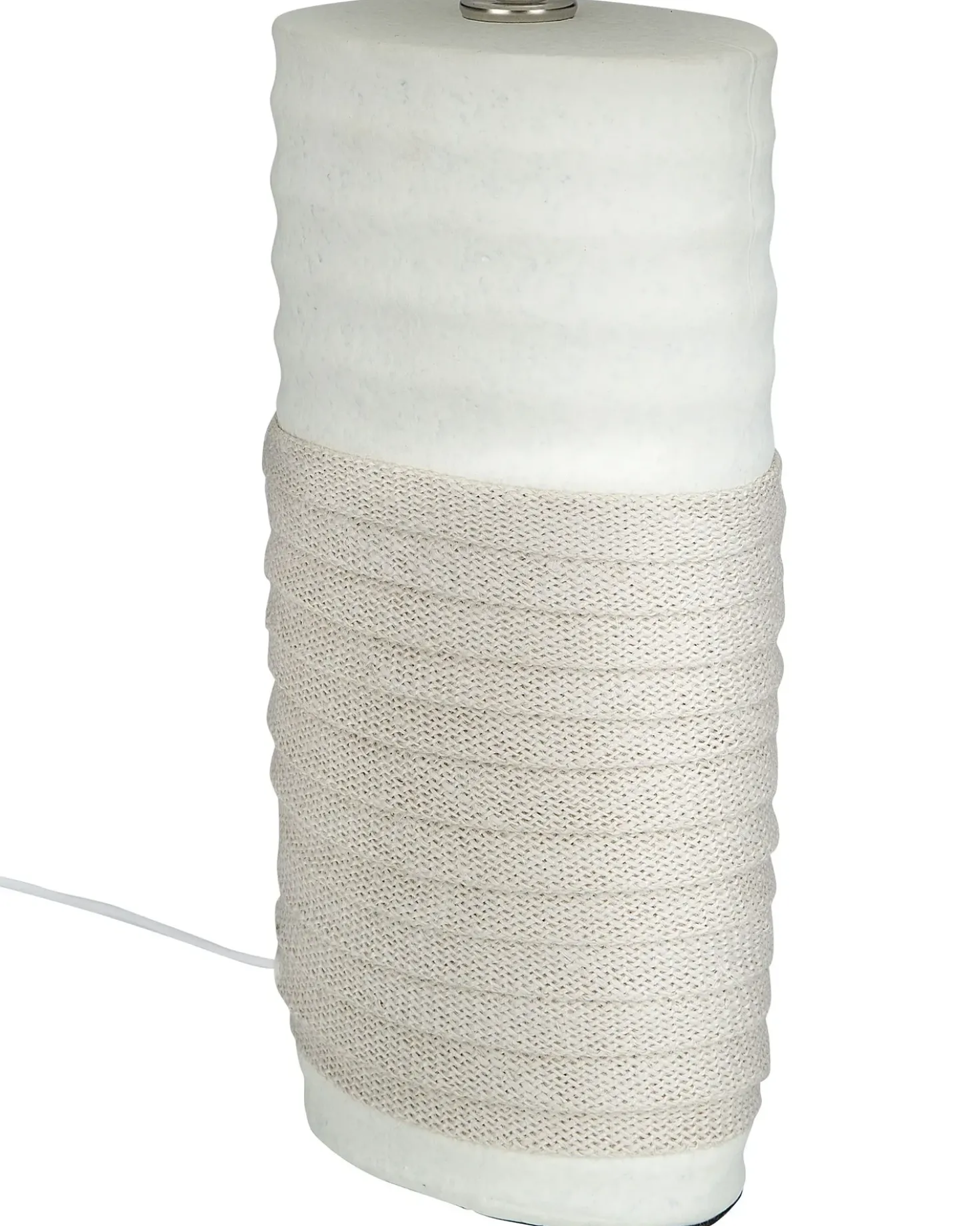 Lampada da tavolo NAVIA Porcellana Beige chiaro