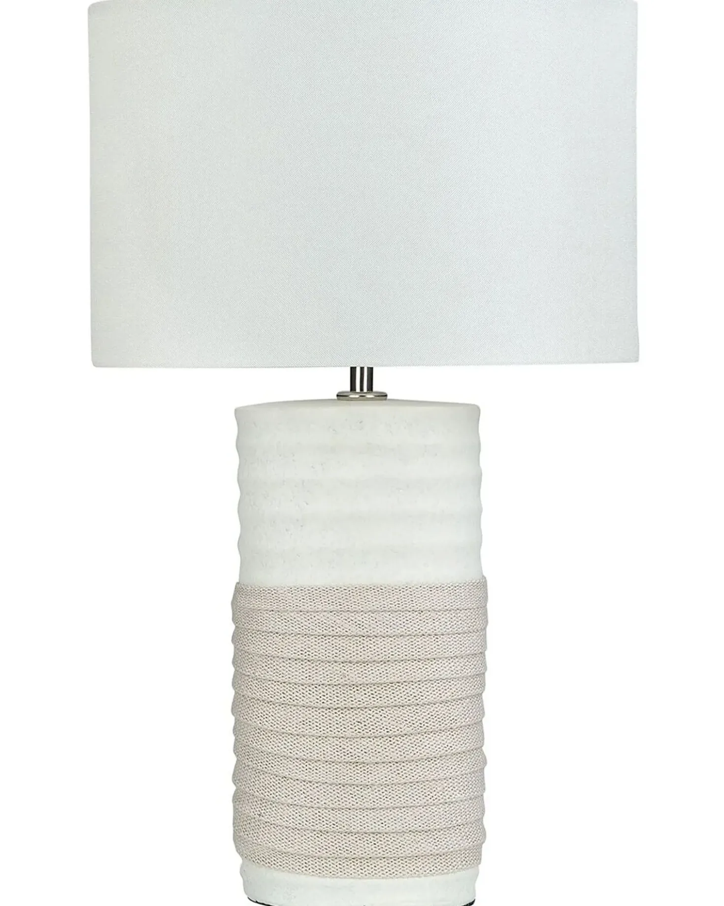 Lampada da tavolo NAVIA Porcellana Beige chiaro