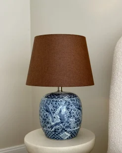 Lampada da tavolo NEIRA Porcellana Marrone