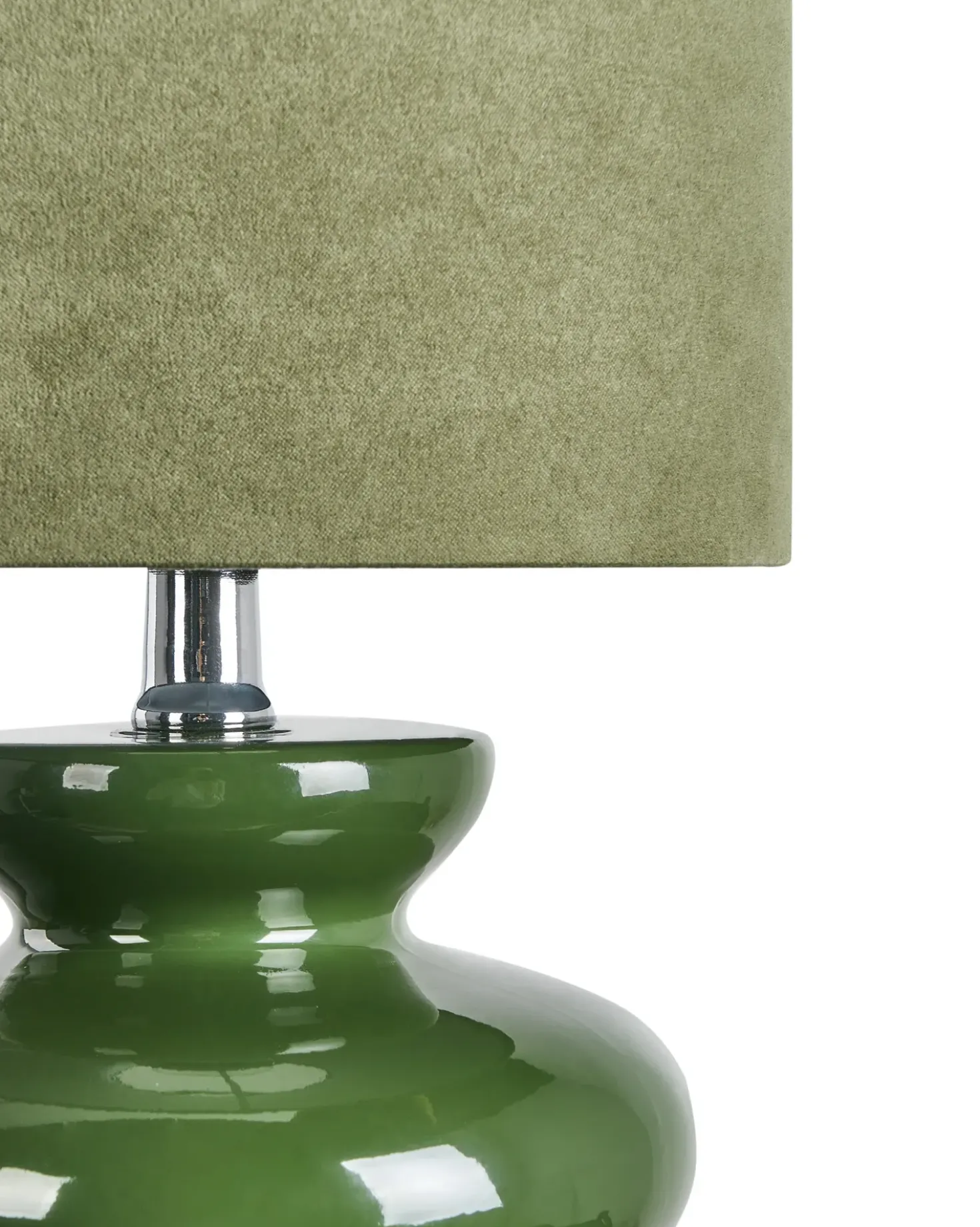 Lampada da tavolo OTEROS Verde oliva