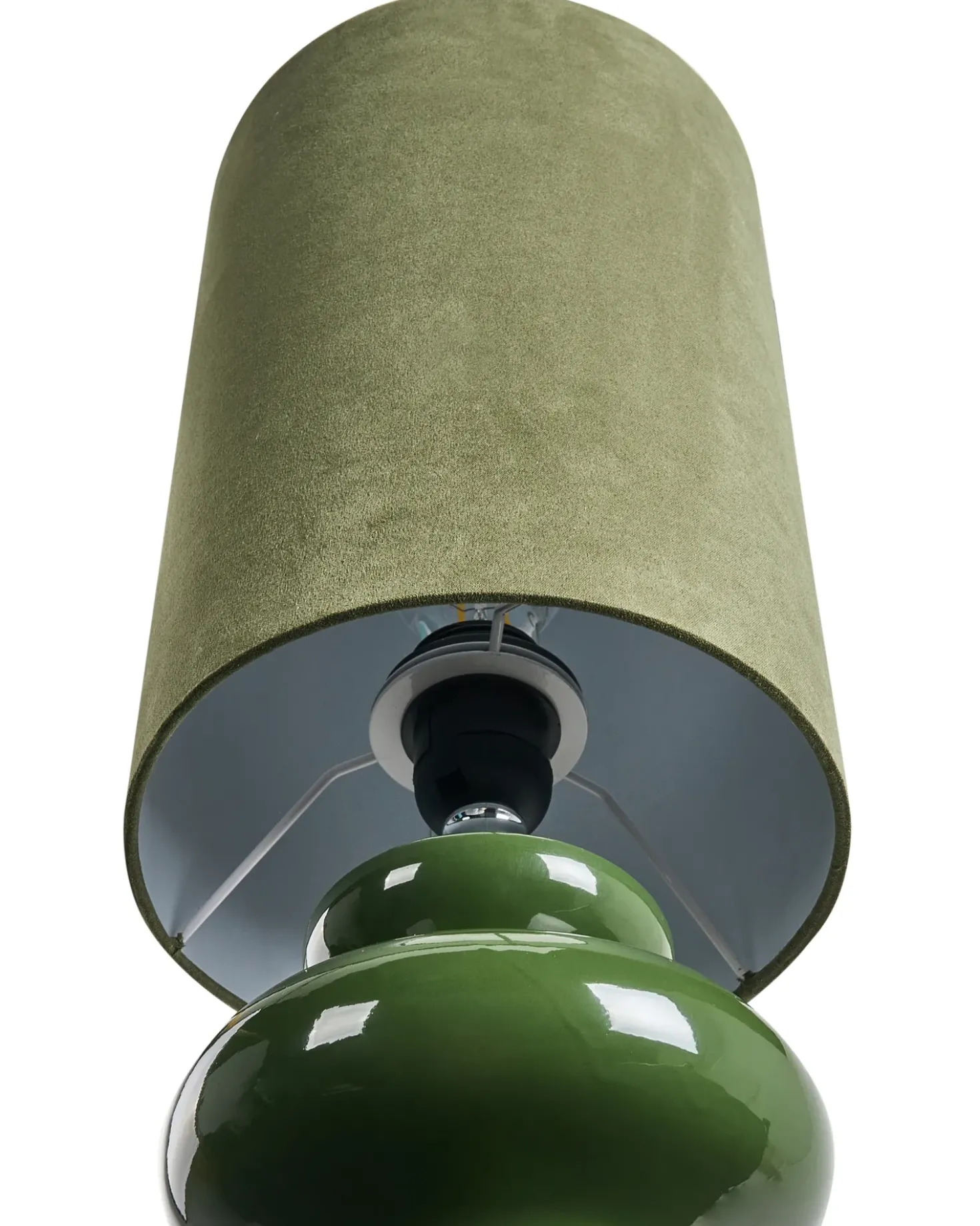 Lampada da tavolo OTEROS Verde oliva