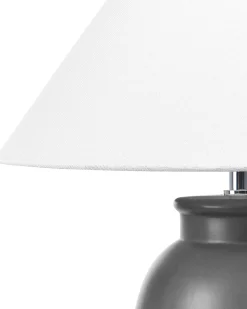 Lampada da tavolo PATILLAS Ceramica Nero