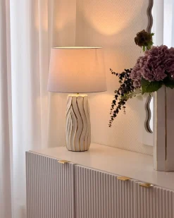 Lampada da tavolo PATUCA Ceramica Bianco