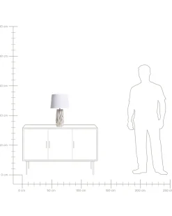 Lampada da tavolo PATUCA Ceramica Bianco