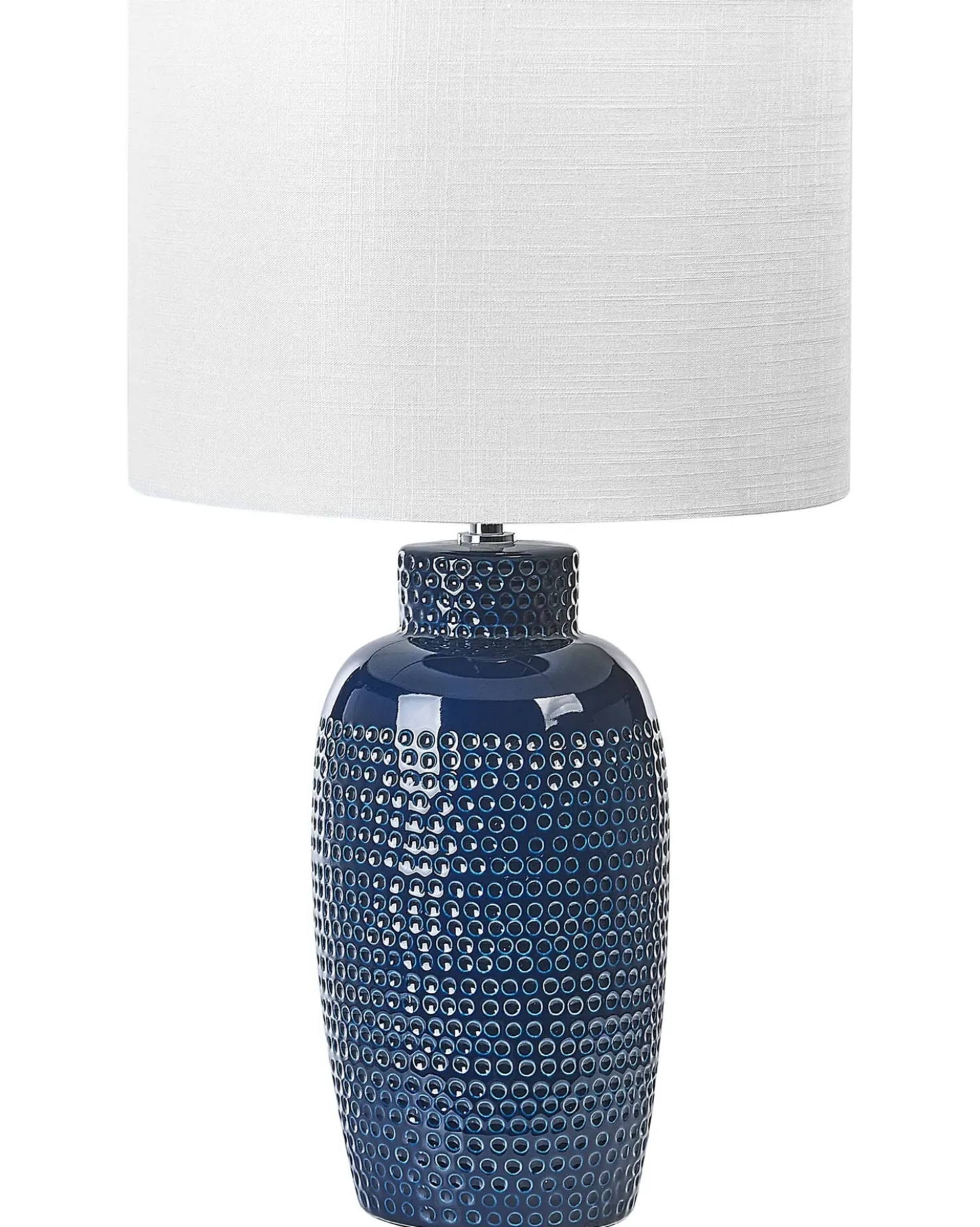 Lampada da tavolo PERLIS Ceramica Blu marino