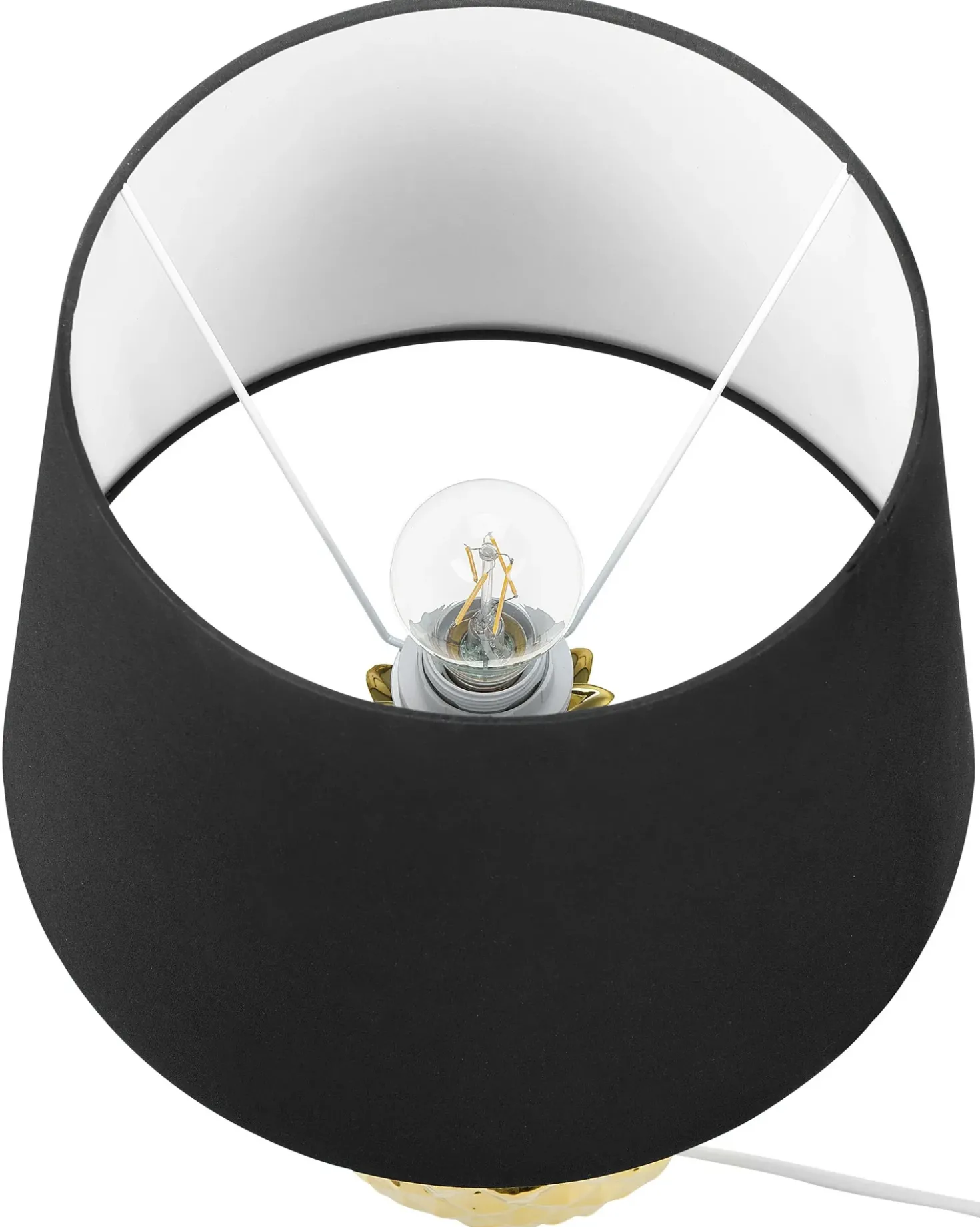 Lampada da tavolo PINEAPPLE Ceramica Oro