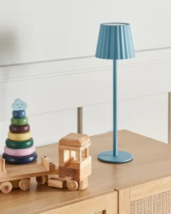 Lampada da tavolo POMBEIRO Metallo Azzurro