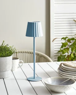 Lampada da tavolo POMBEIRO Metallo Azzurro