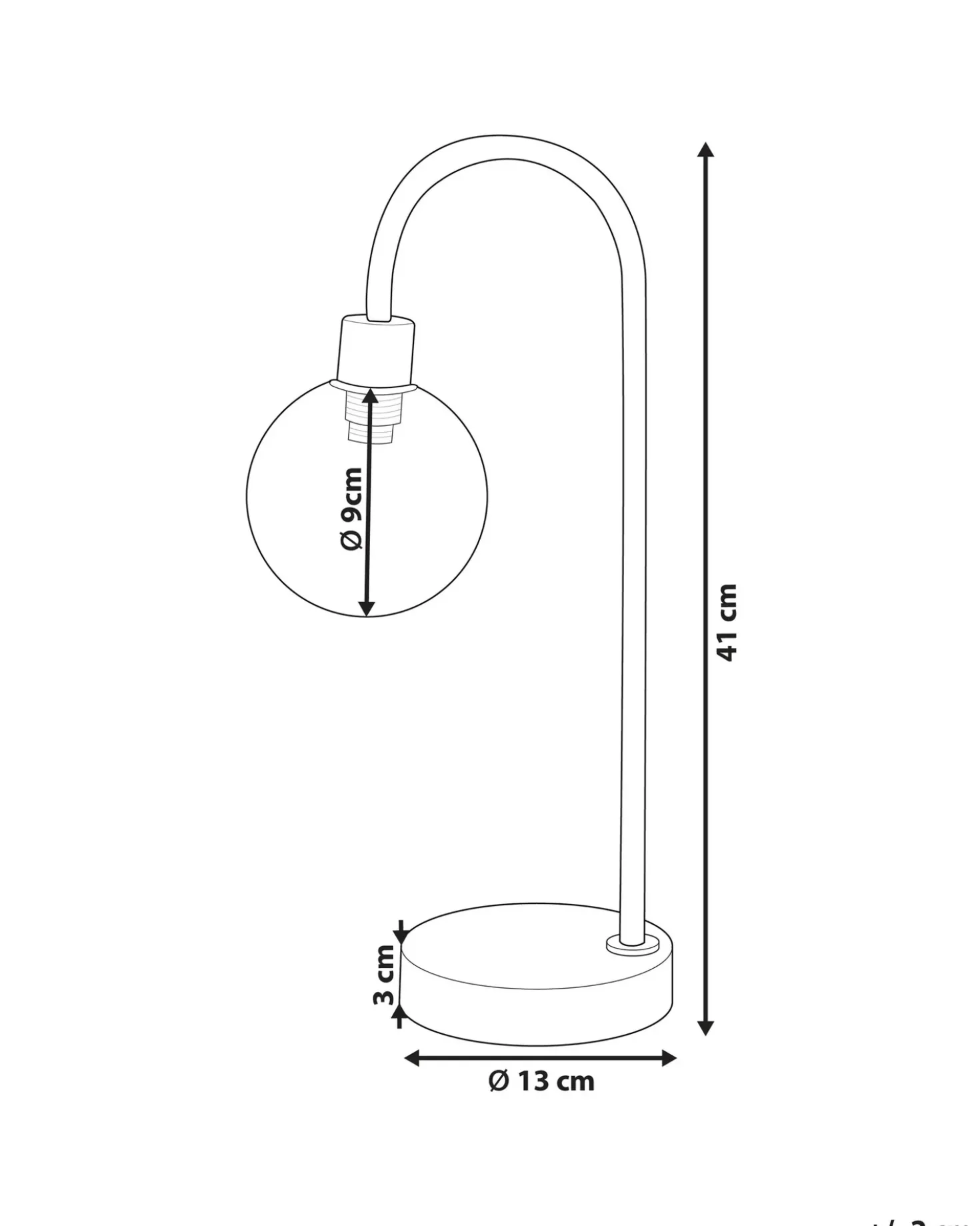 Lampada da tavolo RAMIS Metallo Oro