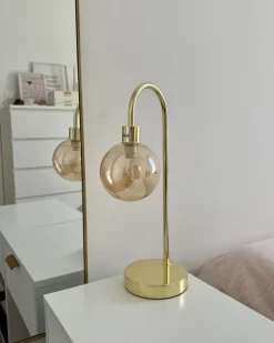 Lampada da tavolo RAMIS Metallo Oro