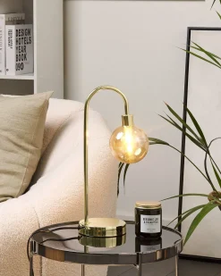 Lampada da tavolo RAMIS Metallo Oro