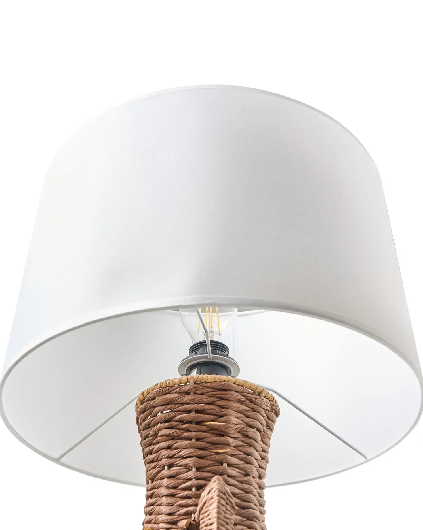 Lampada da tavolo RENARD Corda di carta Naturale