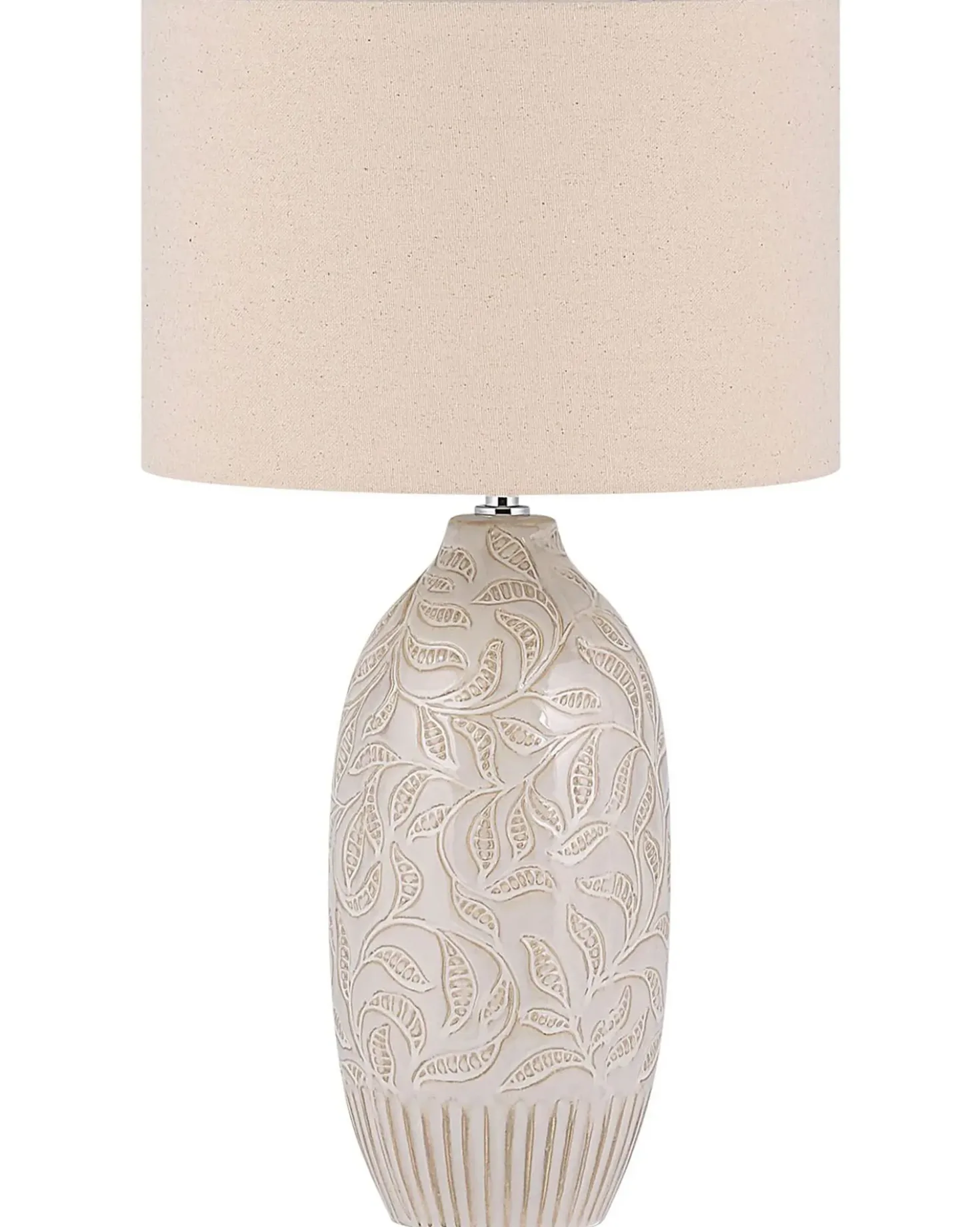 Lampada da tavolo SALZA Ceramica Beige