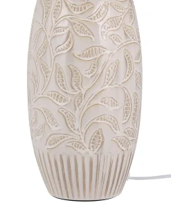 Lampada da tavolo SALZA Ceramica Beige