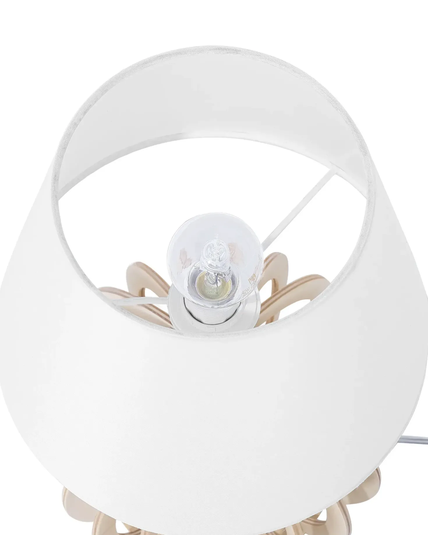 Lampada da tavolo SAMO Marrone/Bianco