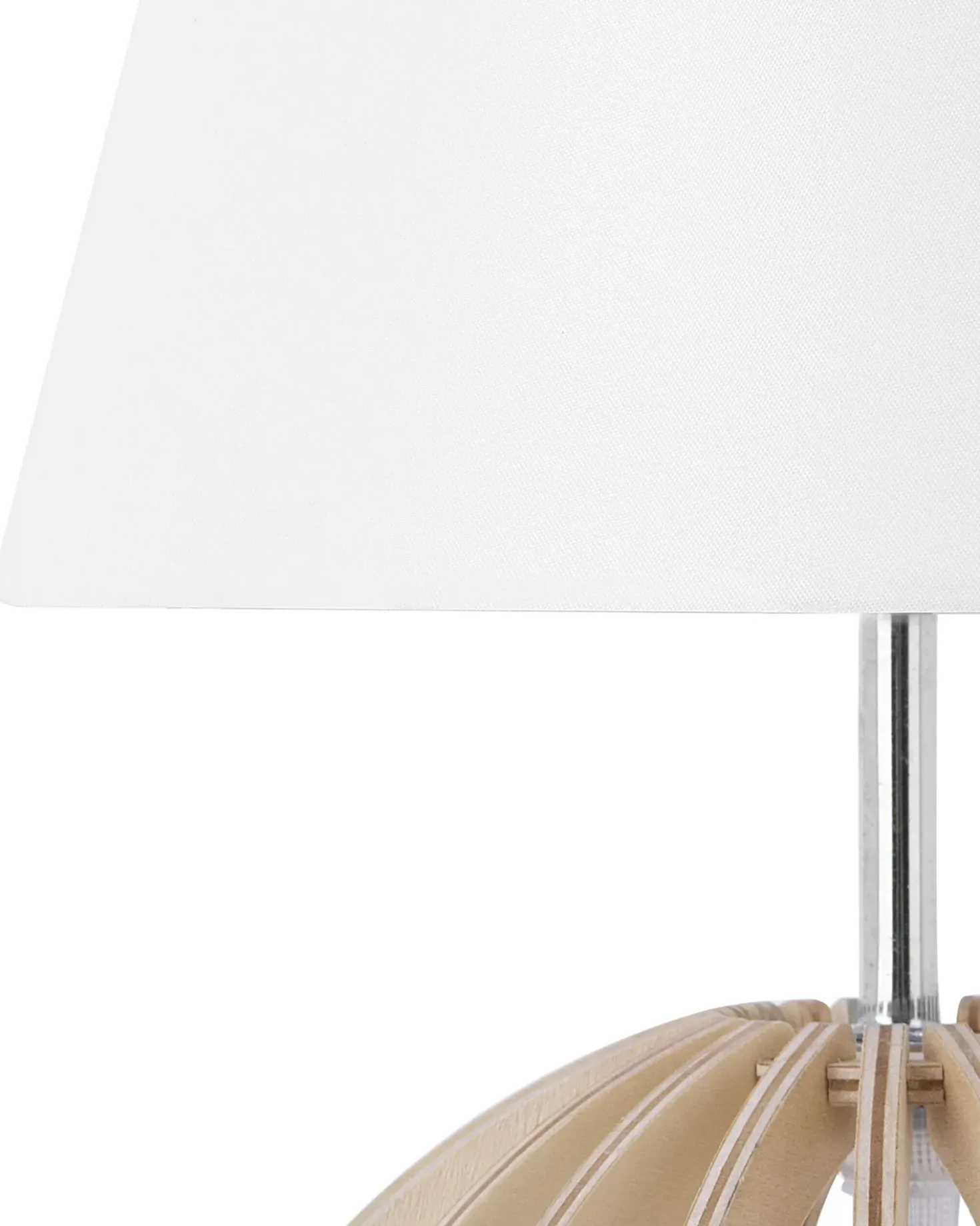 Lampada da tavolo SAMO Marrone/Bianco