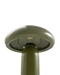 Lampada da tavolo SANYA Metallo Verde scuro
