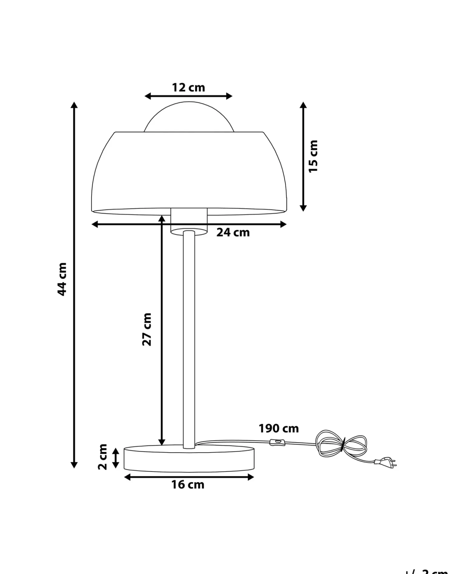 Lampada da tavolo SENETTE Metallo Rame