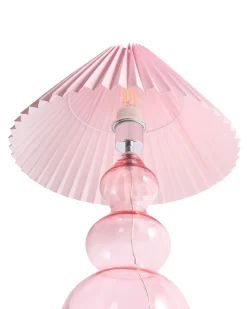 Lampada da tavolo SENGWA Vetro Rosa
